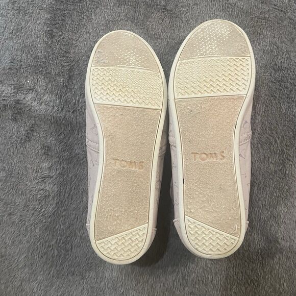 TOMS Shoes Women's Size 8 Pink Little Piggies Classic Alpargata Flat Loafers Pig - Picture 10 of 10